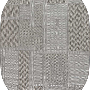 Безворсовый ковер SZ4344A2O OVAL 34 Циновка Тпе