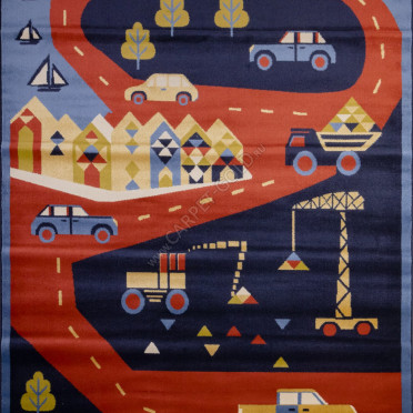 Ковер польский Angella Standard Budi navy blue