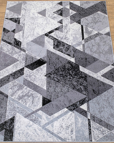 Ковер российский 15780-10743 Лайла де Люкс (Полипропилен, серый)