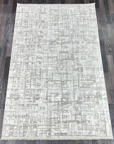 Ковер турецкий 16151-1 Gordion (Полиэстер хит-сет, кремовый)