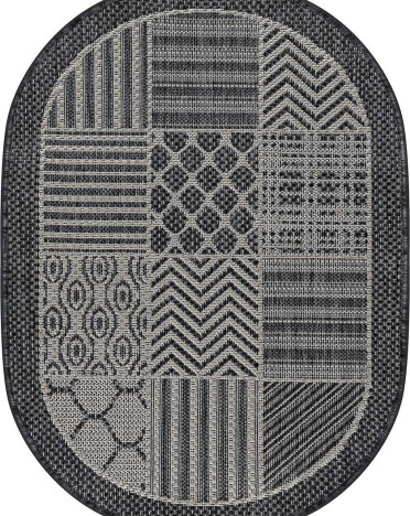 Ковер белорусский SZ3986A1O-19 циновка (Полипропилен, серый)